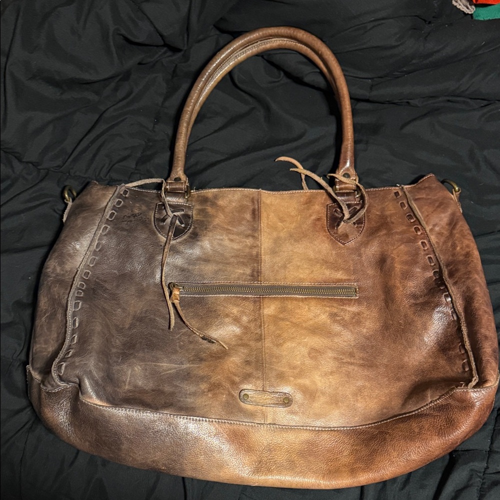 Bed Stu Rockaway Leather Hobo Bag Starry Night